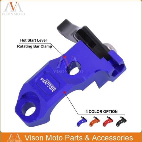 CNC Brake Clutch Rotating Bar Clamp Hot Start Lever For Yamaha TTR250 WR250R/X WR450F YZ450F YZ80 85 125 250 YZF WRF 250 426 450
