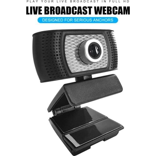 HD Webcam PC Digital Universal Mini USB Camera With Microphone For Video Recording Live Broadcast Computer Accessories