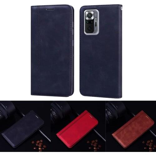 Leather Case For Xiaomi Redmi Note 10 Pro Global Version Smartphone Cover Xiami Redmi Note 10s Funda de on Xiomi Note10 5G Coque