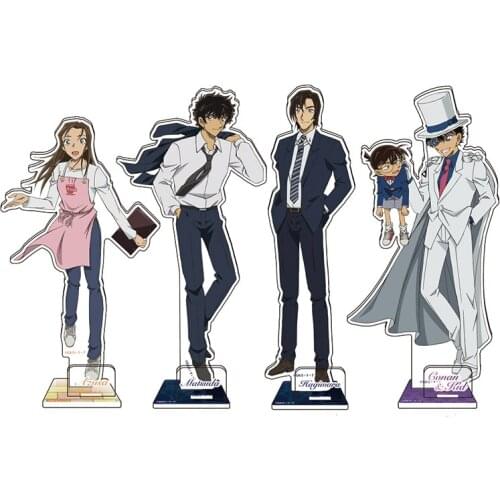 NEW Anime Detective Conan Kudou Shinichi Mouri Ran Acrylic Figure Stand Display Model Plate Cosplay Tabletop Decor Accessories