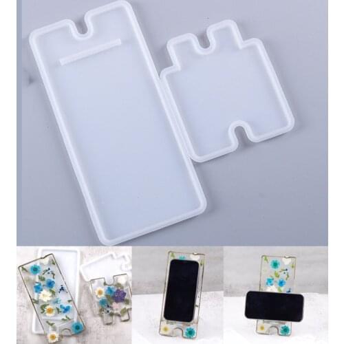 Handmade Mobile Phone Holder Silicone Mold for Diy Manual Epoxy Mobile Phone Holder Mould Handmade Tool