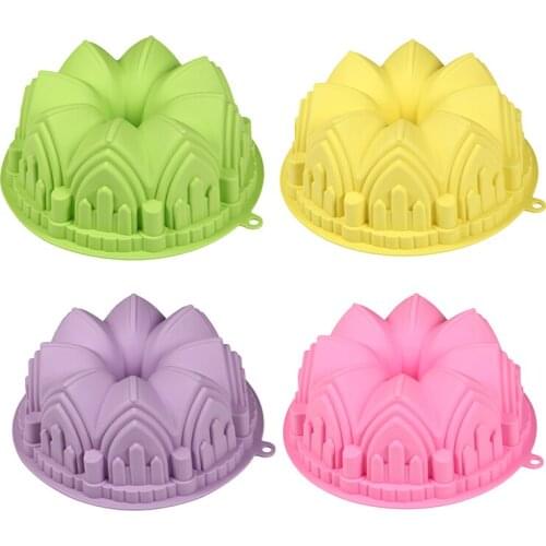 Silicone Cake Mold Nonstick Heat Resistant Reusable Baking Tools Tray DIY Birthday Christmas Bakeware Various Style Mousse Mould