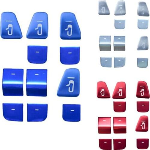 11PCS for Tesla Model 3 Y Super Thin Window Door Lock Key Patch Window Lift Button