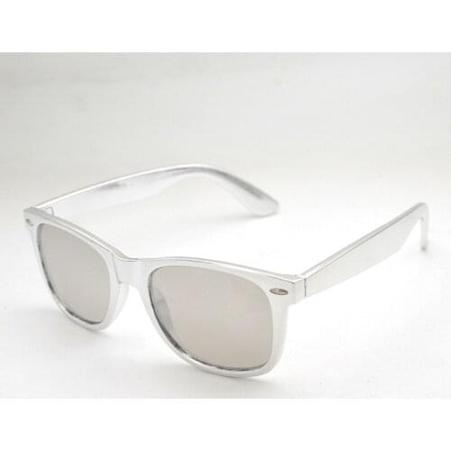 High quality silver plating frame diffraction glasses fireworks lens