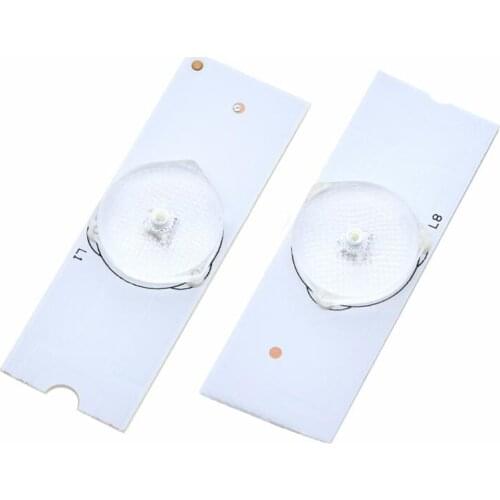 10PCS 3V SMD Lamp Beads with Optical Lens Fliter for 32-65 inch LED TV Repair