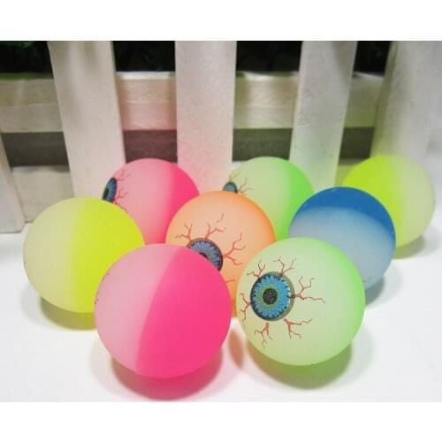 2pcs Elastic ball Halloween gifts terrorist elastic ball crystal children toy birthday gift Interesting Christmas gift