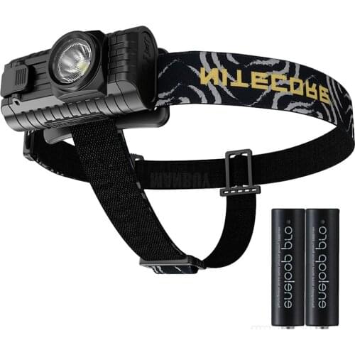 2020 NITECORE HA23 CREE LED Headlamp 2x 2500mAh Rechargeable Battery Lightweight Design Durable PC Materials Light Free Shipping