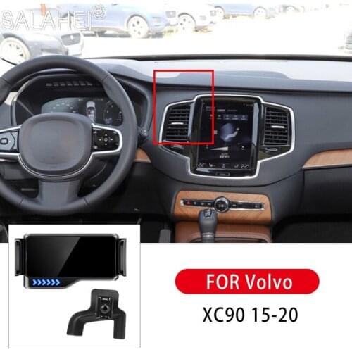 360 Degrees Car Phone Holder For Volvo XC 90 15-20 Air Vent Stand Auto Support Auto Grip Mobile Phone Fixed Bracket Accessories