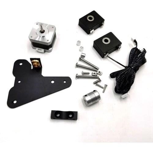 Funssor 1set Ender3 and pro Ender3 V2 3D printer extended Z axis dual motor upgrade kit plus Extended Z axis extrusion