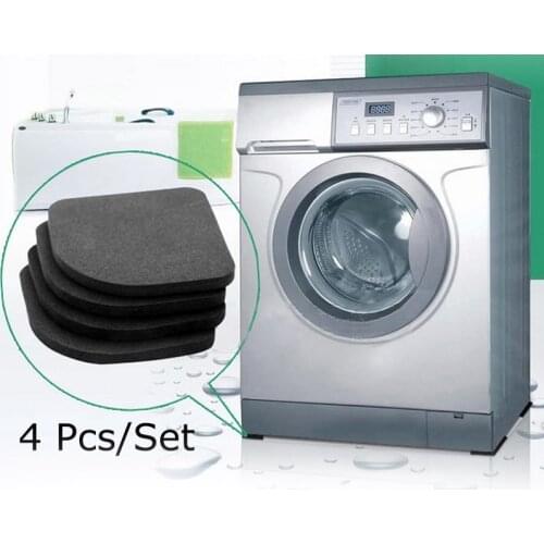 4 Pcs/Set Washer Shock Slip Mats Reducing Refrigerator Non-slip Anti-vibration Noise Pad