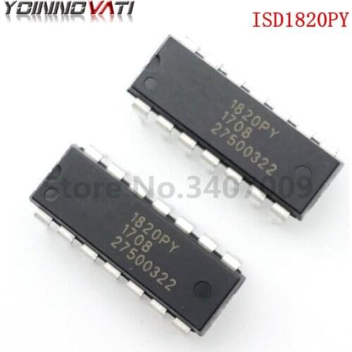 50PCS ISD1820PY DIP14 ISD1820 1820PY New original