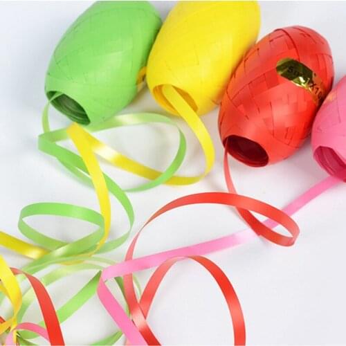 Ynaayu 5mm*10M Gift Bag Ribbon New Satin Ribbons Bags Wedding Birthday Party Decorative For Balloons Gift Bag Cake Packing