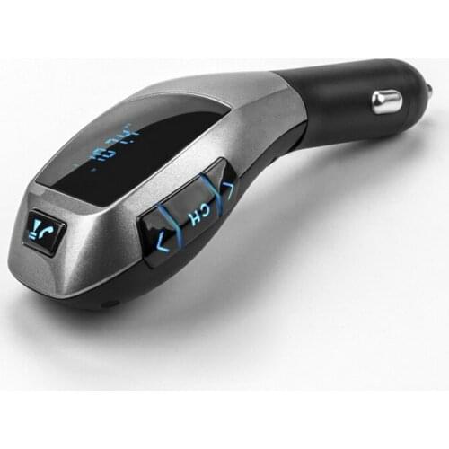 50Pcs/Lot X5 Car Kit Handsfree Wireless Bluetooth FM Transmitter LCD MP3 Player USB Charger