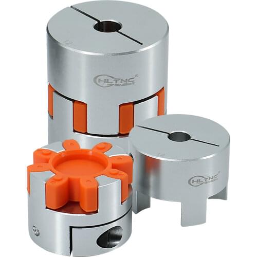 D25 L30 CNC Flexible Jaw Spider Plum Coupling Shaft Coupler 5/6/7/8/9/10/11/12mm