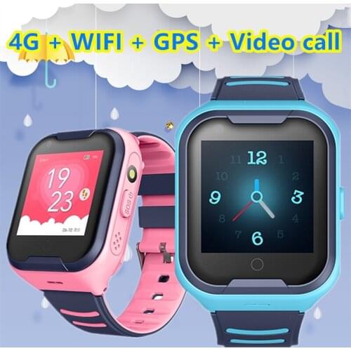 Kids Smart Watch 4G+GPS+ WIFI+LBS Tracker Phonewatch Waterproof SOS Video Call for Children Anti Lost Monitor Baby Watch
