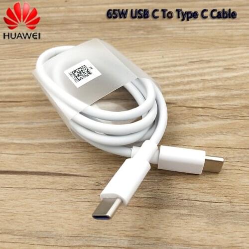 Huawei 65W USB C Super Fast Charging Cable PD3.0 Type C Data Cord For iPhone Macbook Pro Huawei Matebook X Pro 13 14 15 D14 D15