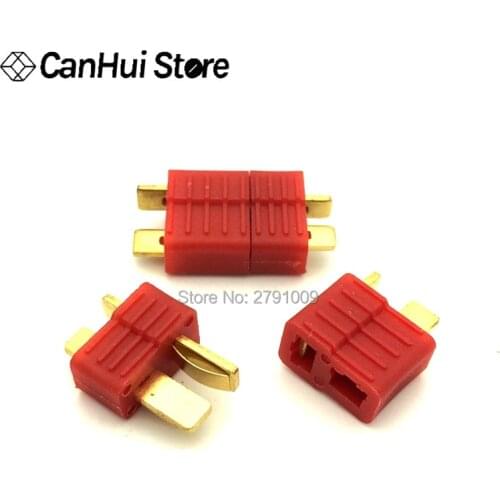 5/10Pairs Kit Gold-plated T Plug Deans Connectors For RC LiPo Battery Helicopter Male & Female Connector Assortment Kit
