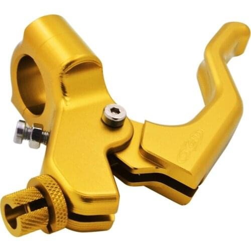 JAER Motorcycle 22mm Short Stunt Clutch Lever Cable Easy Pull Left Lever for Honda Grom SUZUKI RM125 DMZ250 Yamaha YZ250