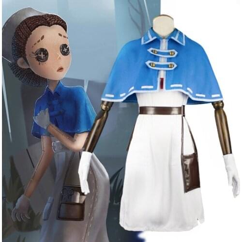 Game Identity V Cosplay Costumes Doctor Emily Dyer Cosplay Costume Original Halloween Carnival Party Women Cosplay Costume Girls