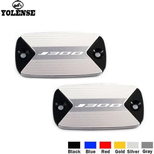 For KAWASAKI J300 J 300 2014 2015 2016 2017 Motorcycle Front Brake Master Cylinder Fluid Reservoir Cover