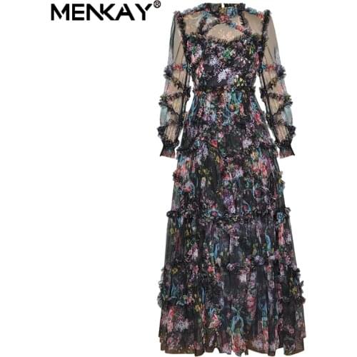Длинные платья MENKAY China At AliExpress