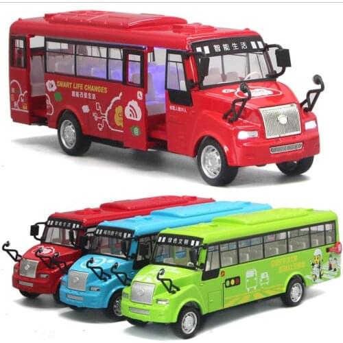 High simulation 1:32 alloy bus model,back to childrens toys,simulation sound and light bus,new tour bus.free shipping