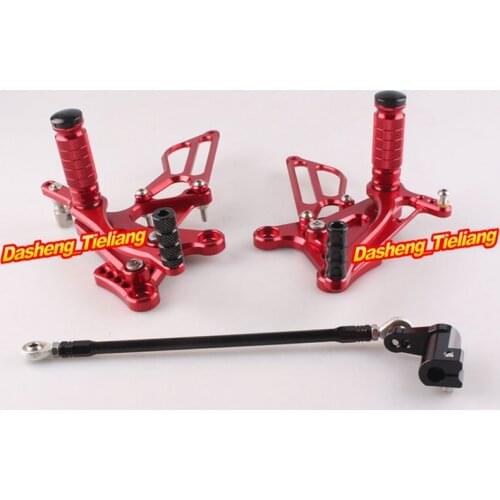 Motorcycle Shift Foot Pegs Rear Set Footrests Adjustable Footpegs Rear Sets Kit For Honda NSF 100 NSF100 NSR 50 NSR50 All Years