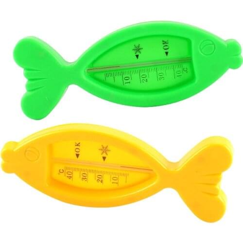 Cartoon Floating Fish Baby Water Thermometer Kids Indoor Bath Termometro Toy Plastic Tub Water Sensor Meter Baby Care Bebe