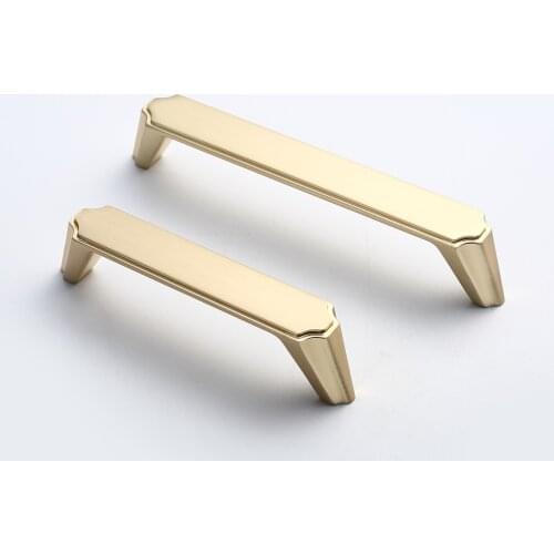 The New Black Furniture Zinc Alloy Drawer Handle The Modern Minimalist Chinese Cabinet Hand-in-hand Wardrobe Doorknobs Wholesale