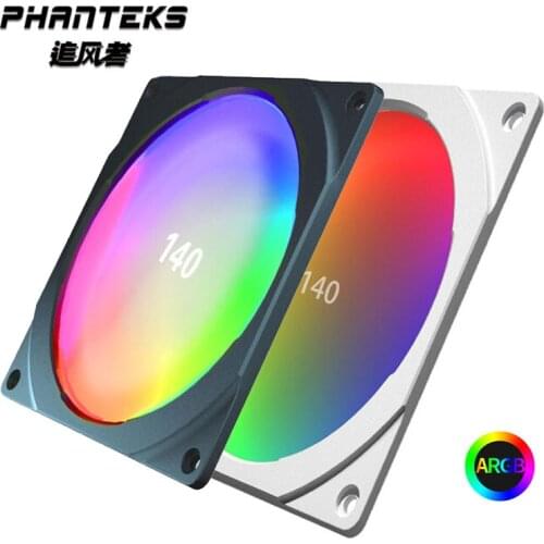 PHANTEKS 5V 140mm Halos RGB Colorful LED Rainbow color fan aperture (compatible with 14cm fan/synchronous motherboard control)