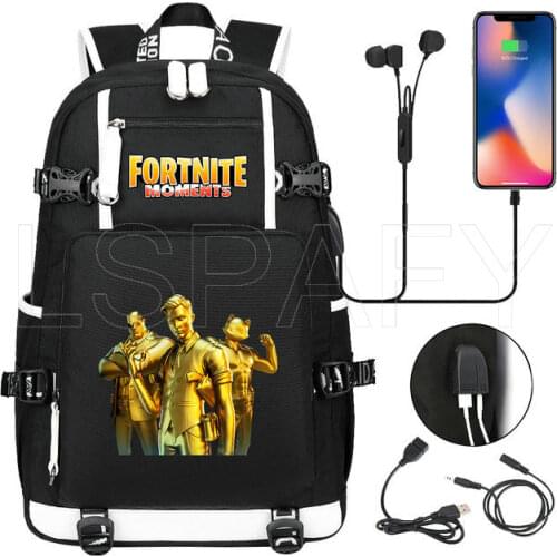 Game MINECRAFT Printing Backpacks Kids School Bags Teenagers Backpack Bag Travel Bookbag Nylon Usb Charging Bags Mochila