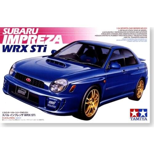 Tiangong Assembly Model 1 / 24 Sparrow Ipreza WRX STI Racing Car 24231 Car Model Exhibition Collection Toy Plastic Assembly Mold