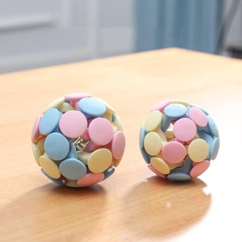 Dog Ball For Puppy Toys for Dogs Squeak Rubber Funny Cat Toys For Pet Puppies Dogs Bell Knitting Ball Toy For Pet Product