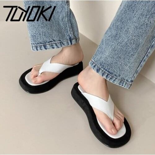 Tuyoki New Women Sandals Flip Flop Summer Sandals For Women Fashion Simple Shoes Women Footwear Size 35-40