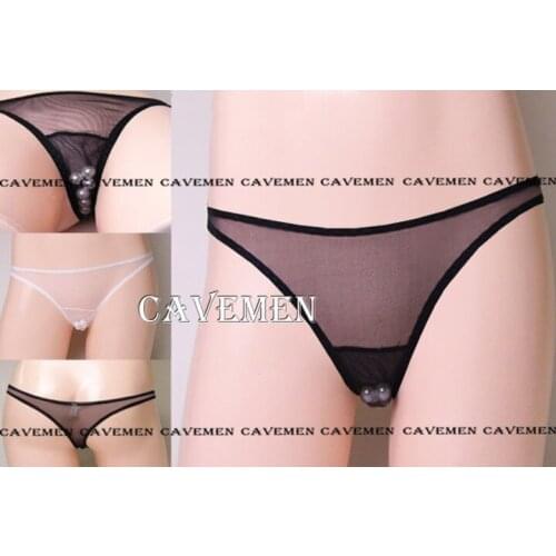 Massage 1.5cm Pearl * 1816 *Ladies Thongs G-string Underwear Panties Briefs T-back Swimsuit Bikini Free Shipping