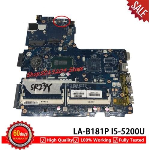 ZPL40 ZPL50 ZPL70 LA-B181P i5-5200U MB For HP Probook 450 G2 laptop mothebroard 798495-601 798495-001 798495-501 799963-001