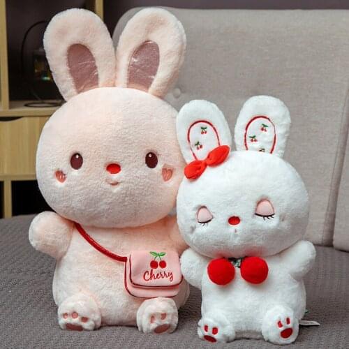 1pc 30-50CM Cute Rabbit Plush Toys Lovely Cartoon Animal Bunny Pillow Stuffed Dolls for Children Kids Birthday Gifts for Lovers
