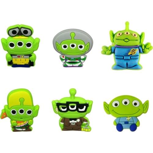 Single Sale 1pcs PVC Shoe Charms Animation Toys Shoe Buckle Decoration for croc jibz fit Bracelet Kids Party X-mas Gift