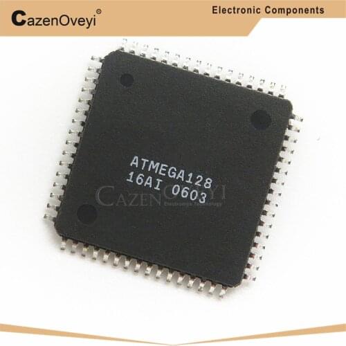 10pcs/lot ATMEGA128-16AU ATMEGA128 QFP-64 new original In Stock