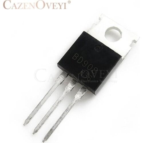 10pcs/lot BD908 TO-220 15A 45V new original In Stock