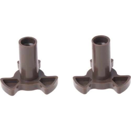 2Pcs Universal Microwave Turntable Coupler Plate Support Stand Drive Cog Tools 95AC