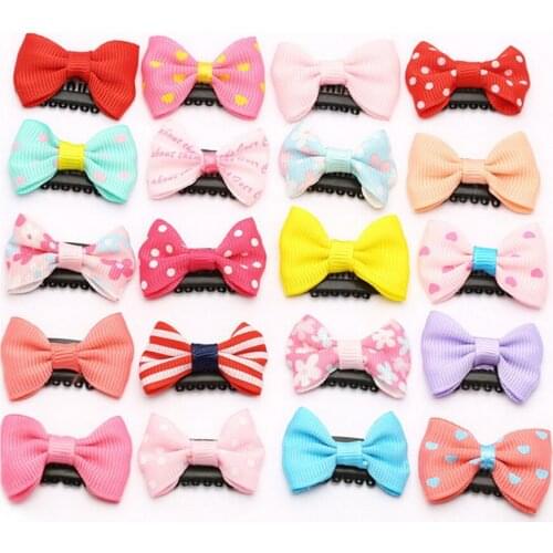 DHL 2000pcs newborn Baby Girls Scarce hair Lovely BB Clips Bowknot Hairpin Kid Hair Accessories Children mini Hair pin