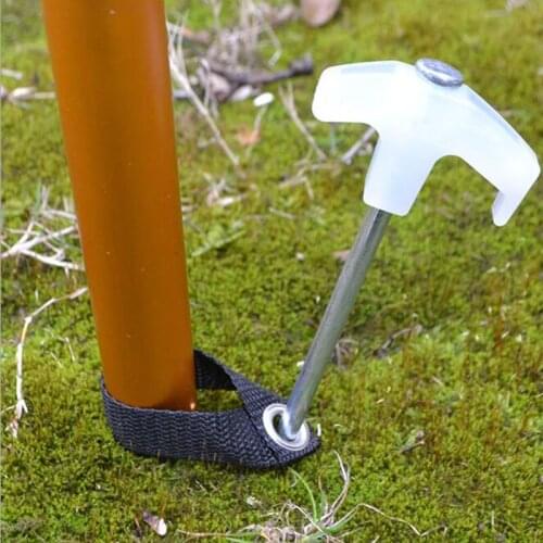 8pcs Tent Nail Fixing Buckles Outdoor Camping Fishing Canopy Pole Holders- Easy To Install And Disassemble New