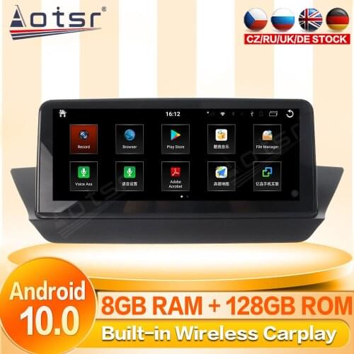 Android 10 Tape Radio Recorder Car For BMW X1 E84 2009 2010 2011 2012 2013 2014 2015 GPS Navi Player Stereo Autoradio Head unit