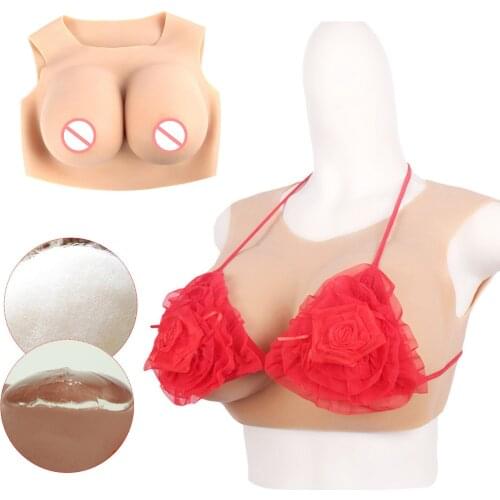 C D F Cup Silicone Realistic Breast Forms Fake Chest Artificial Huge Boobs For Mastectomy Crossdresser Sissy Drag Queen Cosplay