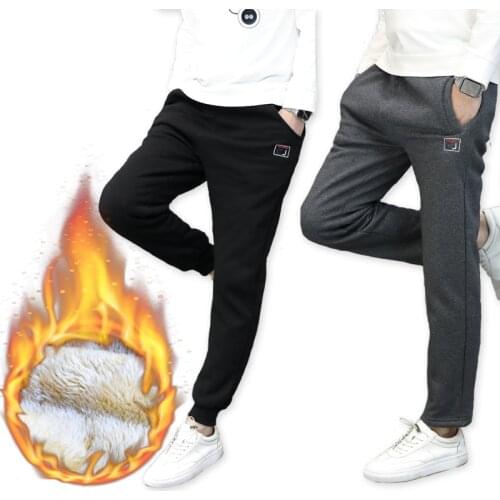 Kids winter warm sports pants baby boy girl pants newborn baby trousers plus thick velvet long pants Children legging