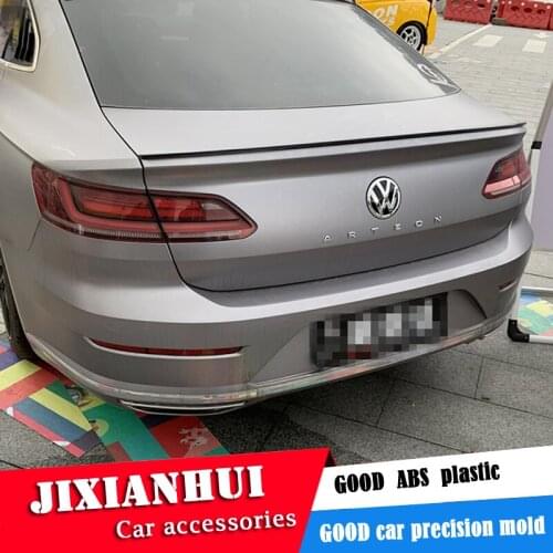 For CC Arteon Spoiler 2019 Volkswagen Arteon CC Spoiler ABS plastic Material Car Rear Wing Color Rear Spoiler