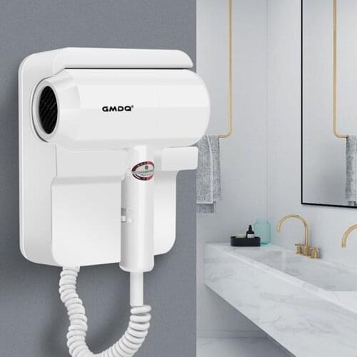 1300W home hotel bathroom hair dryer powerful hair dryer hot and cold air 220V wall-mounted hair dryer
