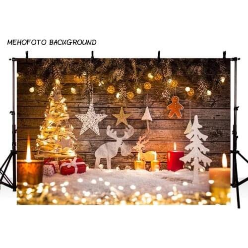 Photography Backdrops Christmas Background Fireplace Tree Winter Snow Window Interior Baby Birthday Background For Photo Studio
