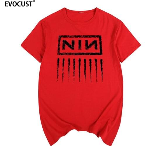 NIN Travis Scott Nine Inch Nails Rock Vintage short sleeve T-shirt Cotton Men T shirt New TEE TSHIRT Womens unisex Fashion
